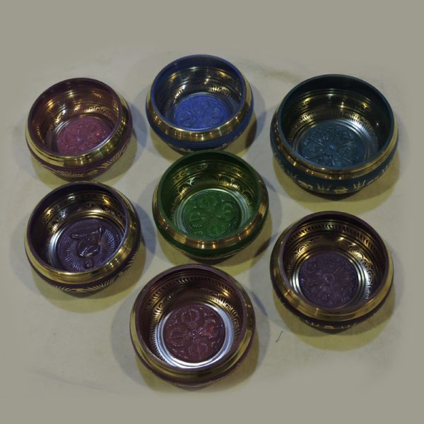 Color Seven Chakra Singing Bowl